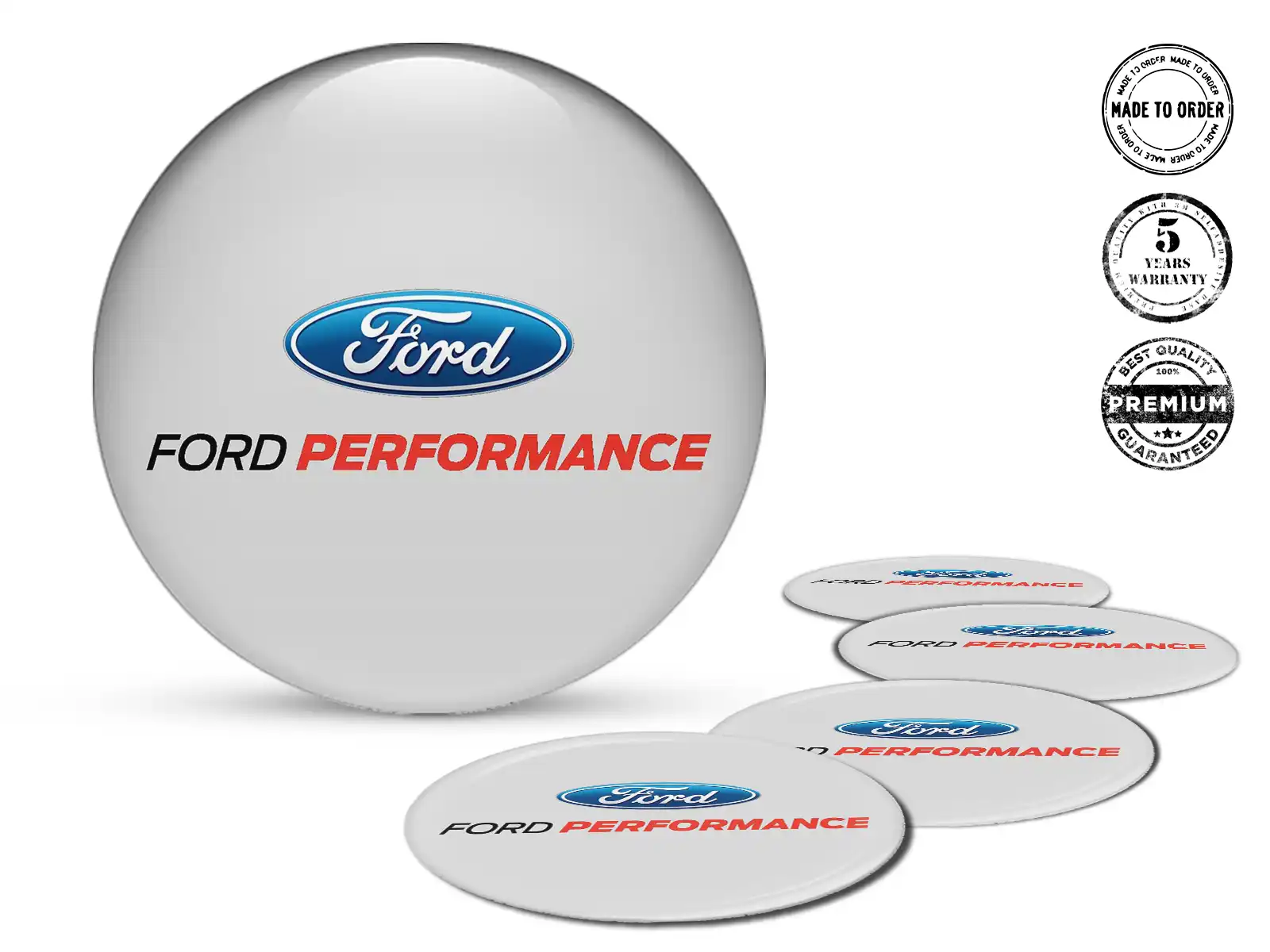 Ford Pegatinas de Aro Versión Diseño de Cúpula Elegante